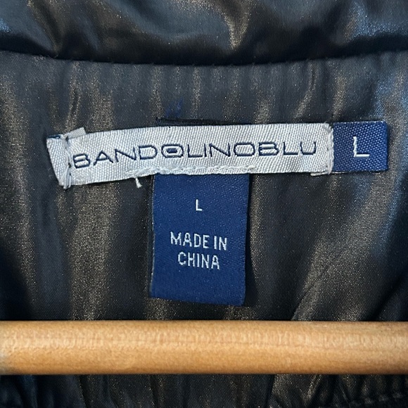 Bandolino Blu Black Quilted Puffer Vest – Size Large - Picture 2 of 6